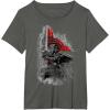 imageStar Wars Kylo Ren Action Sketch TShirtAsphalt Grey
