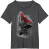 imageStar Wars Kylo Ren Action Sketch TShirtDark Heather Grey