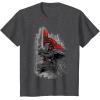 imageStar Wars Kylo Ren Action Sketch TShirtDark Heather Grey