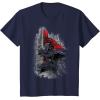 imageStar Wars Kylo Ren Action Sketch TShirtNavy Blue