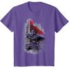 imageStar Wars Kylo Ren Action Sketch TShirtPurple Heather
