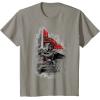 imageStar Wars Kylo Ren Action Sketch TShirtSlate Grey