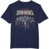 imageStar Wars Kylo Ren And The Elite Reds Portrait Logo TShirtNavy Blue