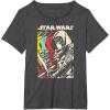 imageStar Wars Kylo Ren Episode 7 Color Copies Graphic TShirtDark Heather Grey
