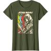 imageStar Wars Kylo Ren Episode 7 Color Copies Graphic TShirtOlive Green