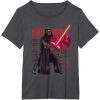 imageStar Wars Kylo Ren Japanese TShirtDark Heather Grey