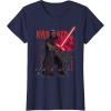 imageStar Wars Kylo Ren Japanese TShirtNavy Blue