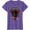 imageStar Wars Kylo Ren Lightsaber Poster TShirtPurple Heather