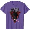 imageStar Wars Kylo Ren Lightsaber Poster TShirtPurple Heather