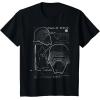 imageStar Wars Kylo Ren Mask Schematic TShirtBlack