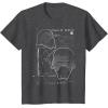 imageStar Wars Kylo Ren Mask Schematic TShirtDark Heather Grey