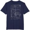 imageStar Wars Kylo Ren Mask Schematic TShirtNavy Blue