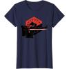 imageStar Wars Kylo Ren The Force Awakens First Order TShirt TShirtNavy Blue