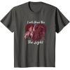 imageStar Wars Kylo Ren ampamp Rey Show You The Light Valentines Day TShirtAsphalt Grey