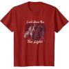 imageStar Wars Kylo Ren ampamp Rey Show You The Light Valentines Day TShirtCranberry Red