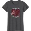 imageStar Wars Kylo Ren ampamp Rey Show You The Light Valentines Day TShirtDark Heather Grey
