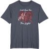 imageStar Wars Kylo Ren ampamp Rey Show You The Light Valentines Day TShirtHeather Blue