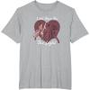imageStar Wars Kylo Ren ampamp Rey Show You The Light Valentines Day TShirtHeather Grey
