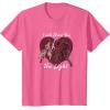 imageStar Wars Kylo Ren ampamp Rey Show You The Light Valentines Day TShirtPink Heather