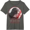 imageStar Wars Last Jedi Kylo Ren Sketch Portrait Graphic TShirt TShirtAsphalt Grey