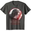 imageStar Wars Last Jedi Kylo Ren Sketch Portrait Graphic TShirt TShirtAsphalt Grey