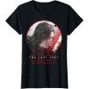 imageStar Wars Last Jedi Kylo Ren Sketch Portrait Graphic TShirt TShirtBlack