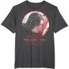 imageStar Wars Last Jedi Kylo Ren Sketch Portrait Graphic TShirt TShirtDark Heather Grey