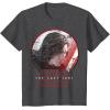 imageStar Wars Last Jedi Kylo Ren Sketch Portrait Graphic TShirt TShirtDark Heather Grey