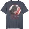 imageStar Wars Last Jedi Kylo Ren Sketch Portrait Graphic TShirt TShirtHeather Blue