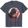 imageStar Wars Last Jedi Kylo Ren Sketch Portrait Graphic TShirt TShirtHeather Blue