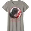 imageStar Wars Last Jedi Kylo Ren Sketch Portrait Graphic TShirt TShirtSlate Grey