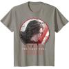 imageStar Wars Last Jedi Kylo Ren Sketch Portrait Graphic TShirt TShirtSlate Grey