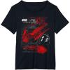 imageStar Wars Last Jedi Kylo Ren Tie Silencer Schematic TShirt TShirtBlack