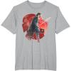 imageStar Wars Last Jedi Kylo Ren Watch Your Back Graphic TShirt TShirtHeather Grey