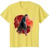 imageStar Wars Last Jedi Kylo Ren Watch Your Back Graphic TShirt TShirtLemon Yellow