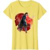 imageStar Wars Last Jedi Kylo Ren Watch Your Back Graphic TShirt TShirtLemon Yellow