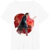 imageStar Wars Last Jedi Kylo Ren Watch Your Back Graphic TShirt TShirtWhite
