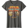 imageStar Wars Last Jedi Vintage Retro Kylo Ren Graphic TShirt TShirtAsphalt Grey