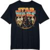 imageStar Wars Last Jedi Vintage Retro Kylo Ren Graphic TShirt TShirtBlack