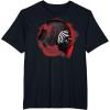 imageStar Wars Rise of Skywalker Kylo Ren Helmet Damage TShirtBlack