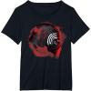 imageStar Wars Rise of Skywalker Kylo Ren Helmet Damage TShirtBlack