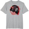 imageStar Wars Rise of Skywalker Kylo Ren Helmet Damage TShirtHeather Grey