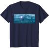 imageStar Wars Rise of Skywalker Rey and Kylo Ren Sea Duel TShirtNavy Blue