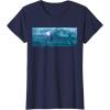 imageStar Wars Rise of Skywalker Rey and Kylo Ren Sea Duel TShirtNavy Blue