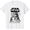 imageStar Wars The Force Awakens Kylo Ren Captain Phasma Portrait TShirtWhite