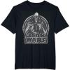 imageStar Wars The Force Awakens Kylo Ren Distressed Portrait TShirtBlack
