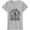 imageStar Wars The Force Awakens Kylo Ren Distressed Portrait TShirtHeather Grey
