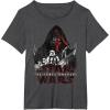 imageStar Wars The Force Awakens Kylo Ren First Order TShirtDark Heather Grey