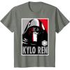 imageStar Wars The Force Awakens Kylo Ren Poster TShirtOlive Heather