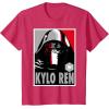imageStar Wars The Force Awakens Kylo Ren Poster TShirtRed Heather